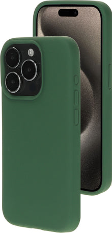 Mobiparts Silicone Cover Apple iPhone 15 Pro Forest Green