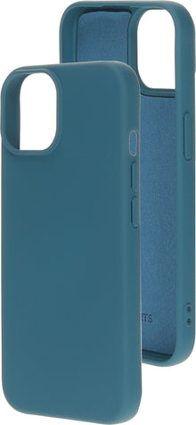 Mobiparts Silicone Cover Apple iPhone 15 Blueberry Blue