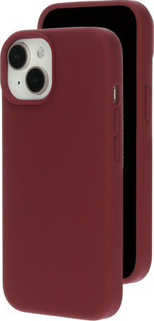Mobiparts Silicone Cover Apple iPhone 15 Plum Red