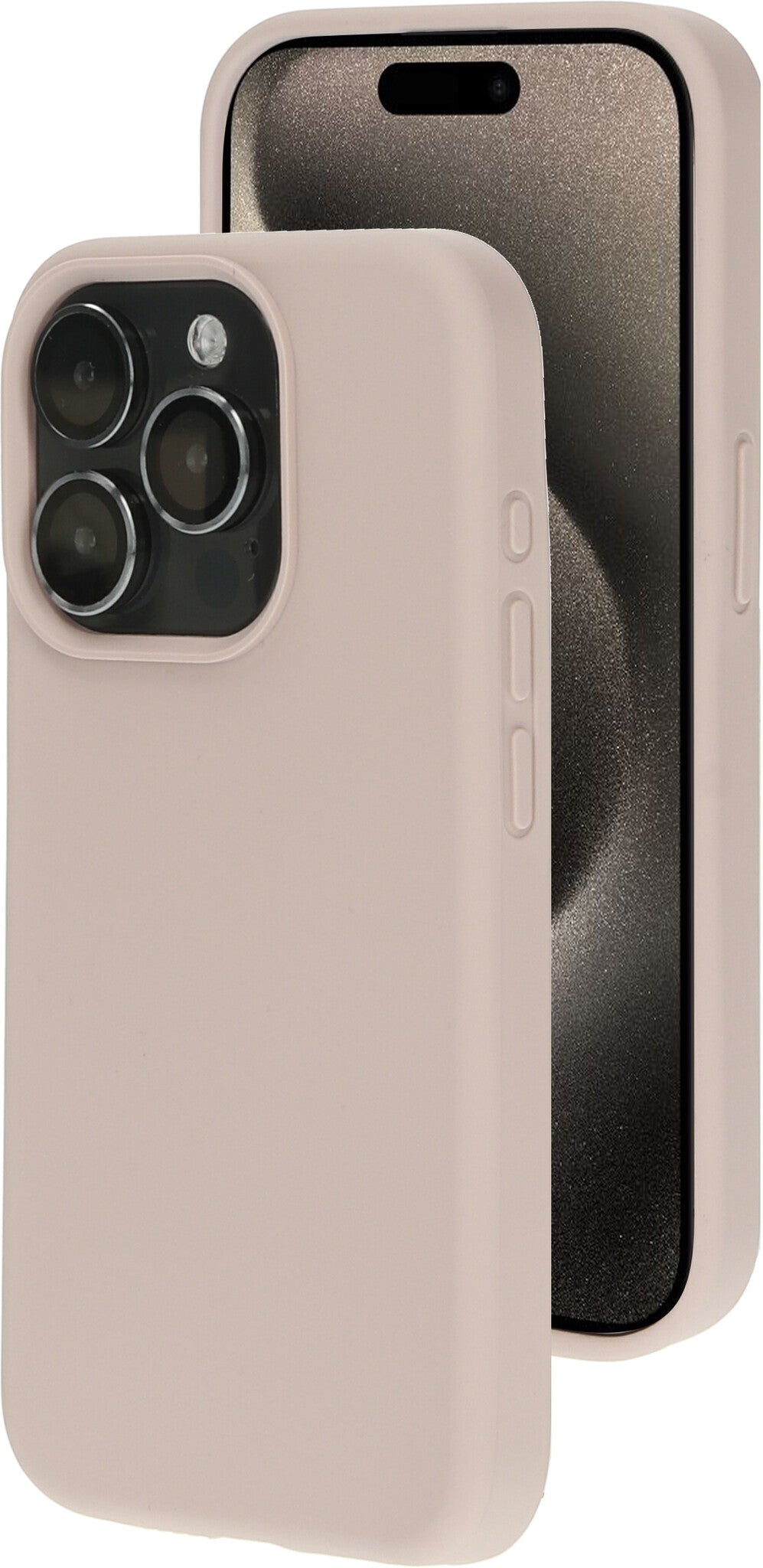 Mobiparts Silicone Cover Apple iPhone 15 Pro Soft Salmon