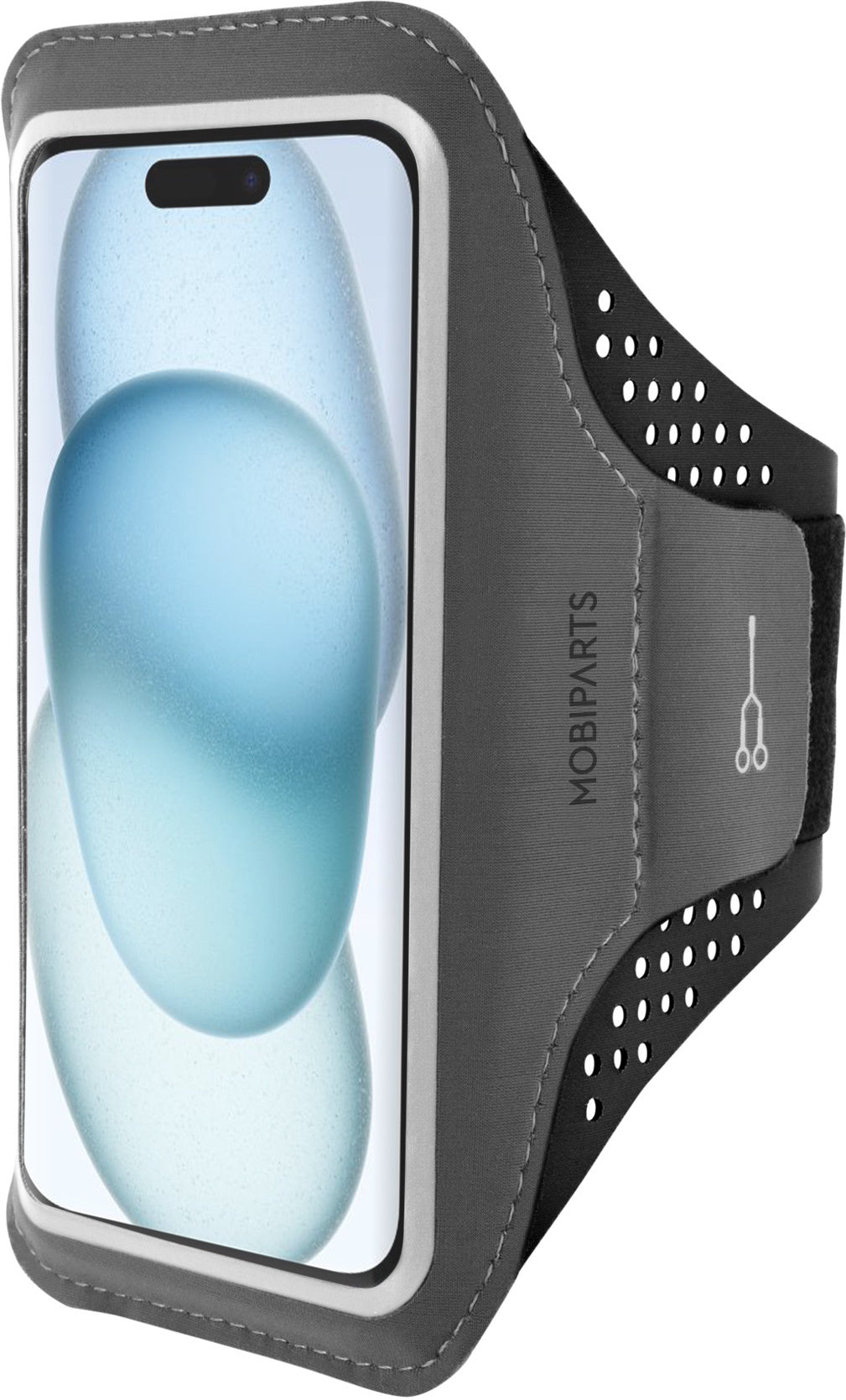 Mobiparts Comfort Fit Sport Armband Apple iPhone 15 Black