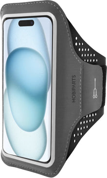 Mobiparts Comfort Fit Sport Armband Apple iPhone 15 Black