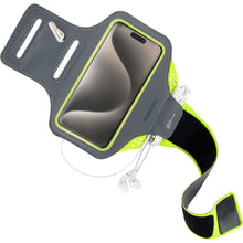 Mobiparts Comfort Fit Sport Armband Apple iPhone 15 Pro Neon Green