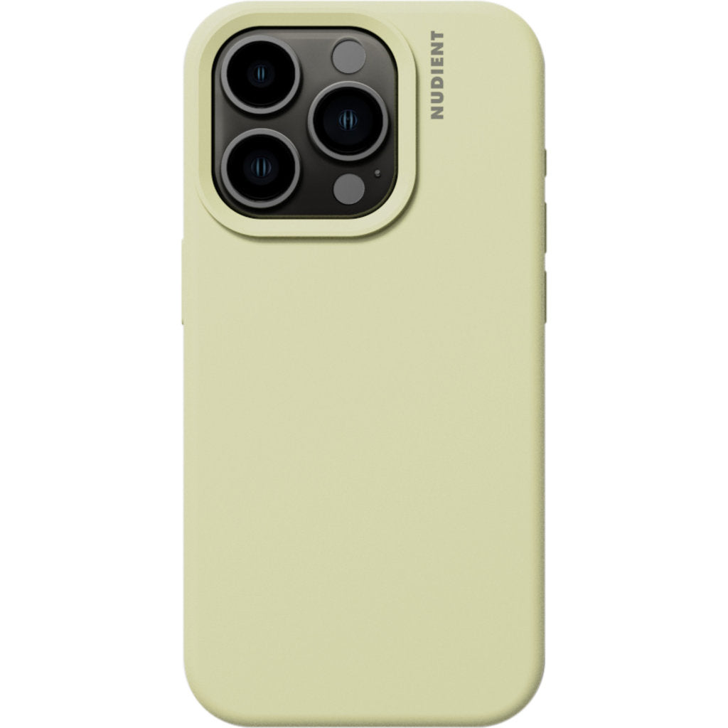 Nudient Base Case iPhone 15 Pro Pale Yellow