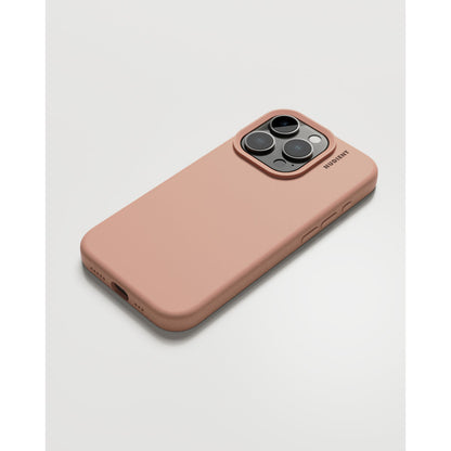 Nudient Base Case iPhone 15 Pro Peach Orange
