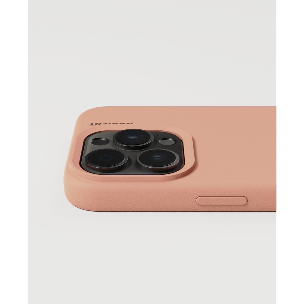 Nudient Base Case iPhone 15 Pro Peach Orange