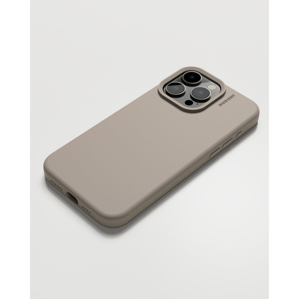 Nudient Base Case iPhone 15 Pro Max Stone Beige