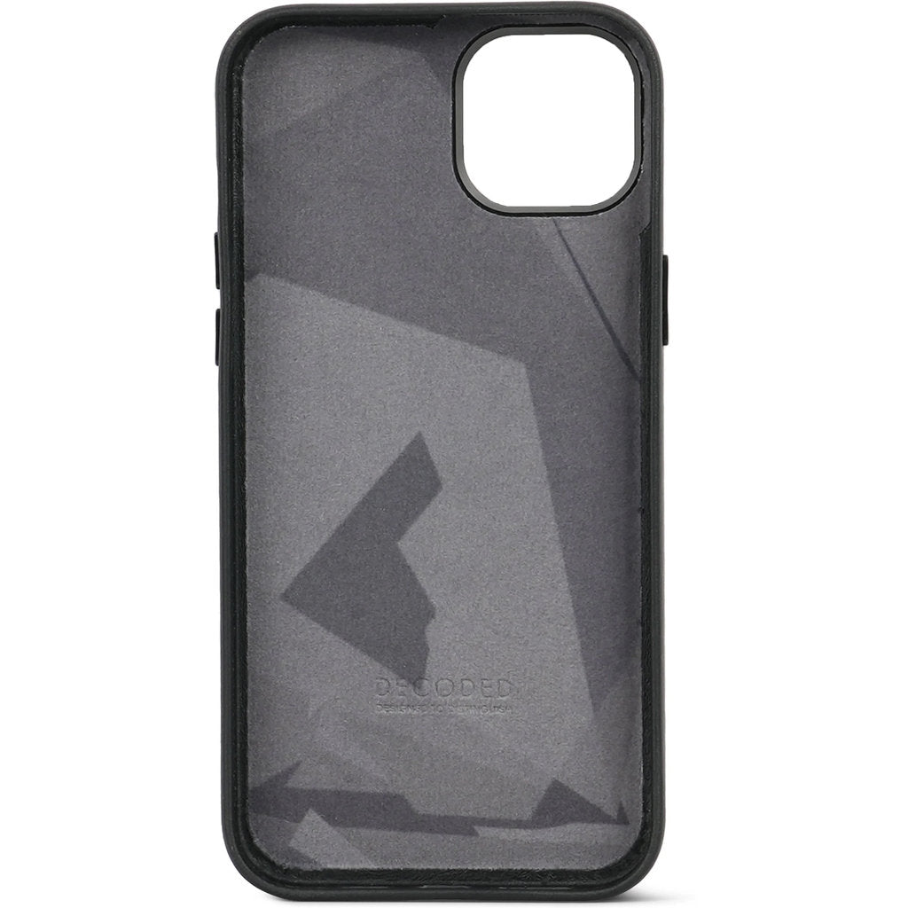 Decoded Leather Backcover Apple iPhone 15 Black