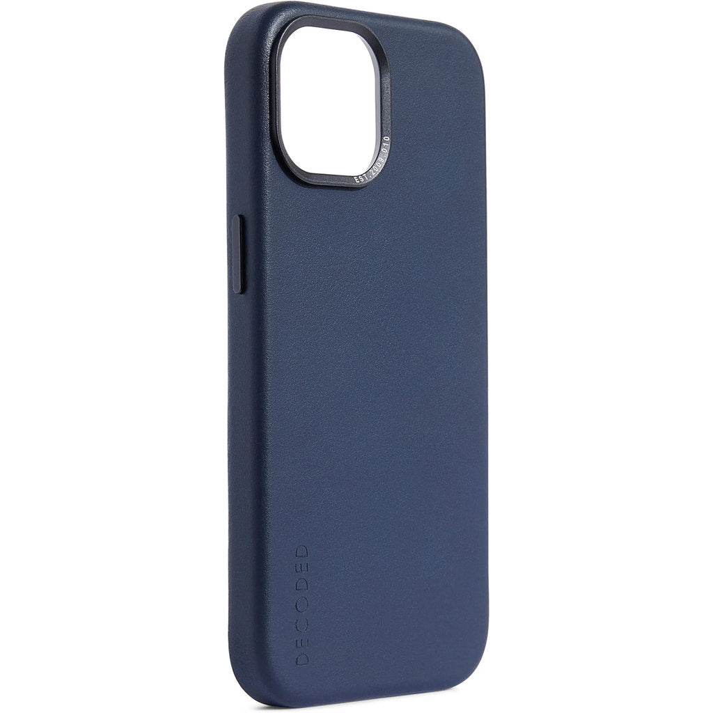 Decoded Leather Backcover Apple iPhone 15 Navy