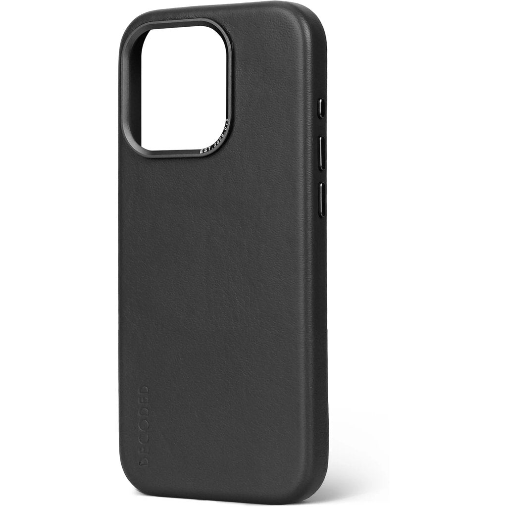Decoded Leather Backcover Apple iPhone 15 Pro Max Black