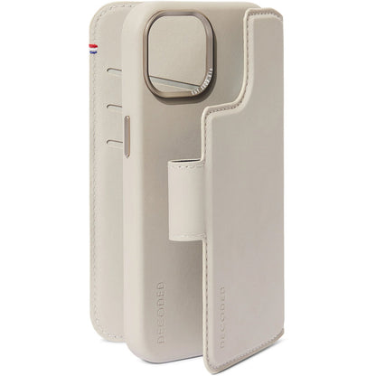 Decoded Leather Detachable Wallet Apple iPhone 15 Plus Clay