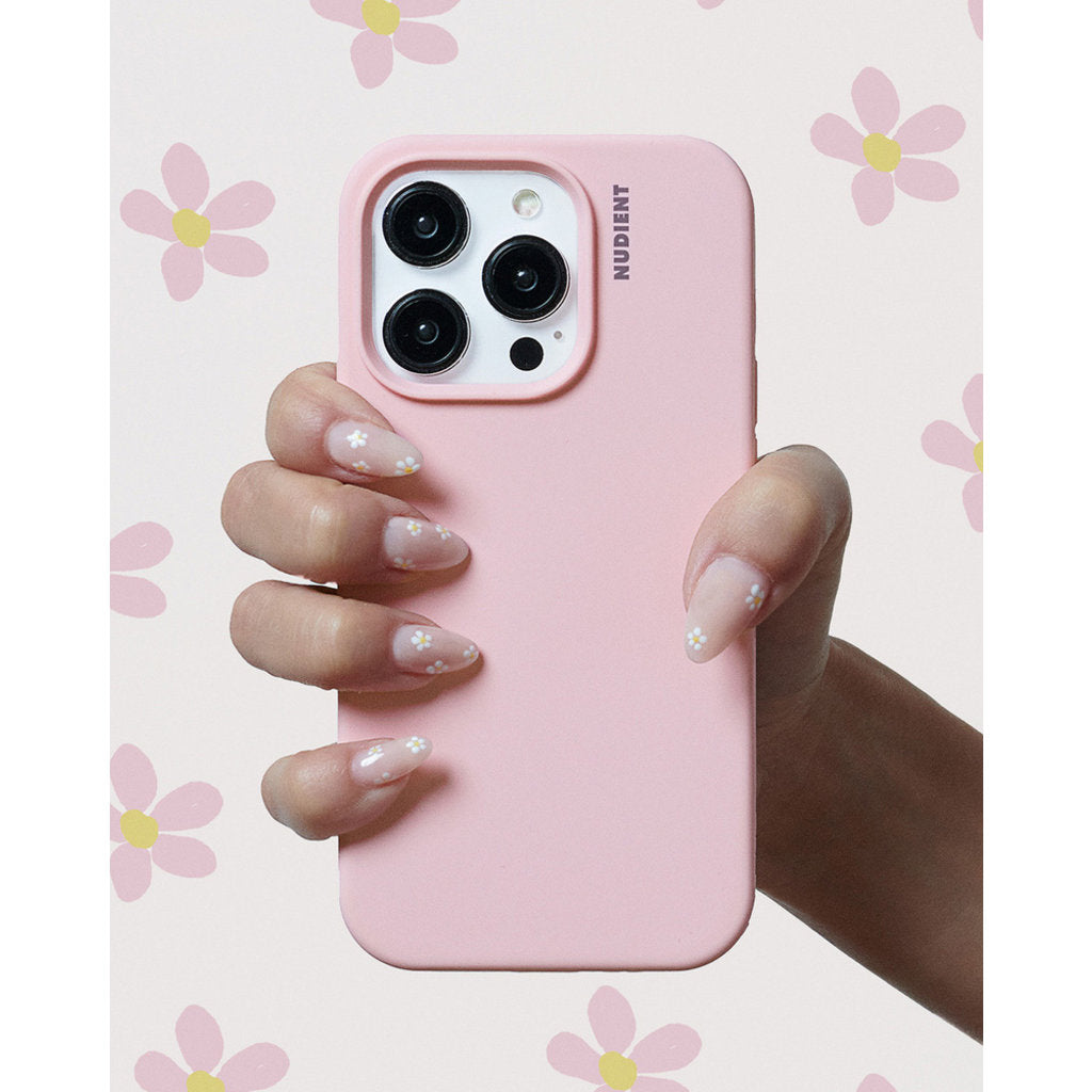 Nudient Base Case iPhone 14 Pro Max Baby Pink