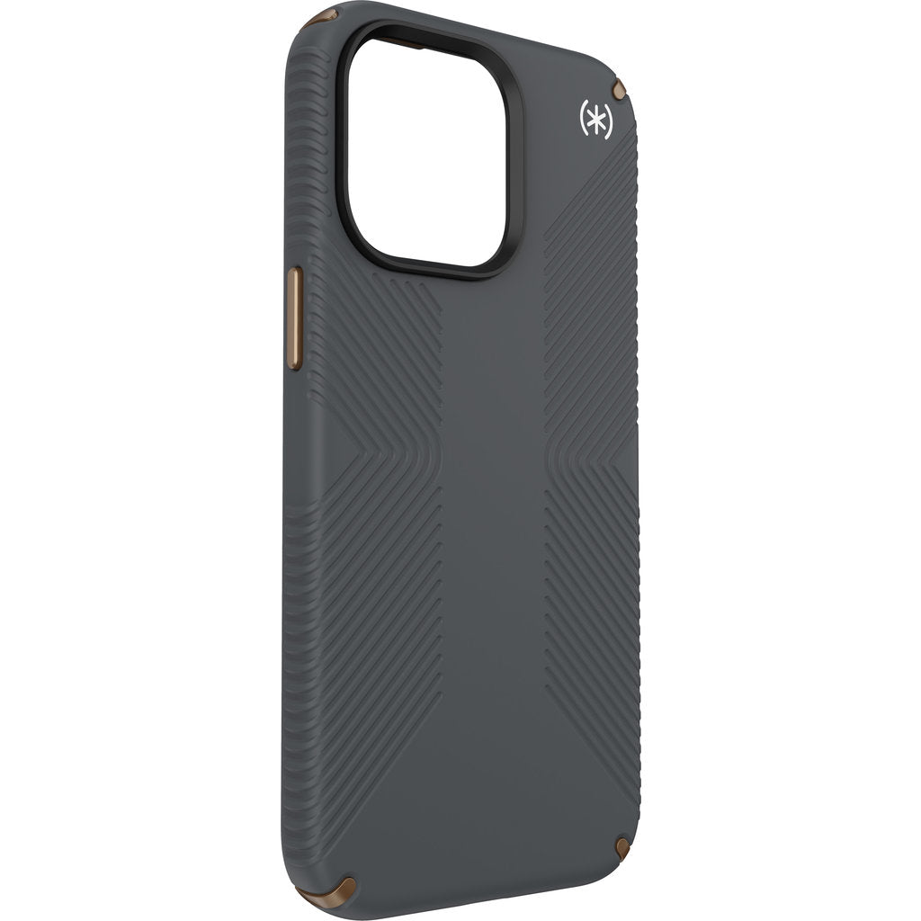 Speck Presidio2 Grip Apple iPhone 15 Pro Max Charcoal Grey -  with Microban