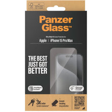 Panzerglass iPhone 15 Pro Max - Ultra-Wide Fit with EasyAligner