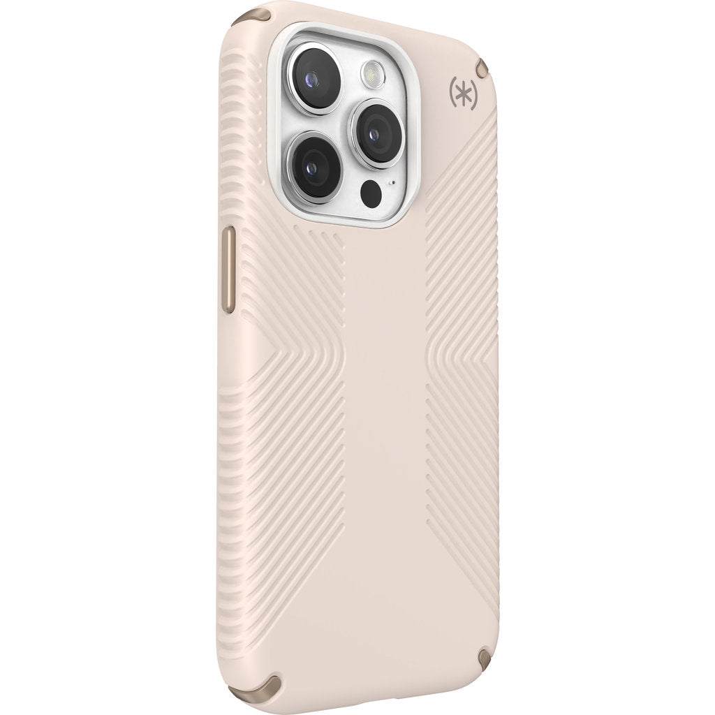 Speck Presidio2 Grip Apple iPhone 15 Pro Bleached Bone -  with Microban