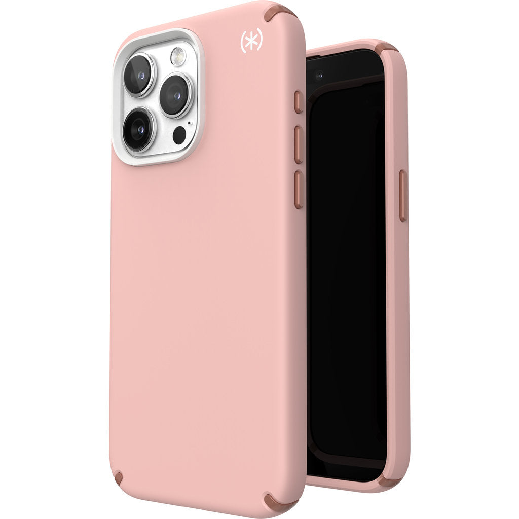 Speck Presidio2 Pro + MS Apple iPhone 15 Pro Max Dahlia Pink -  with Microban