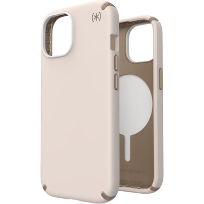 Speck Presidio2 Pro + MS Apple iPhone 16e/15/14/13 Bleached Bone -  with Microban