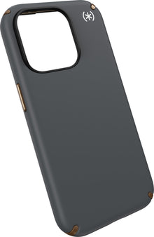 Speck Presidio2 Pro + MS Apple iPhone 15 Pro Charcoal Grey -  with Microban