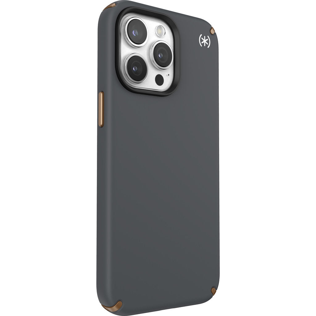 Speck Presidio2 Pro + MS Apple iPhone 15 Pro Max Charcoal Grey -  with Microban
