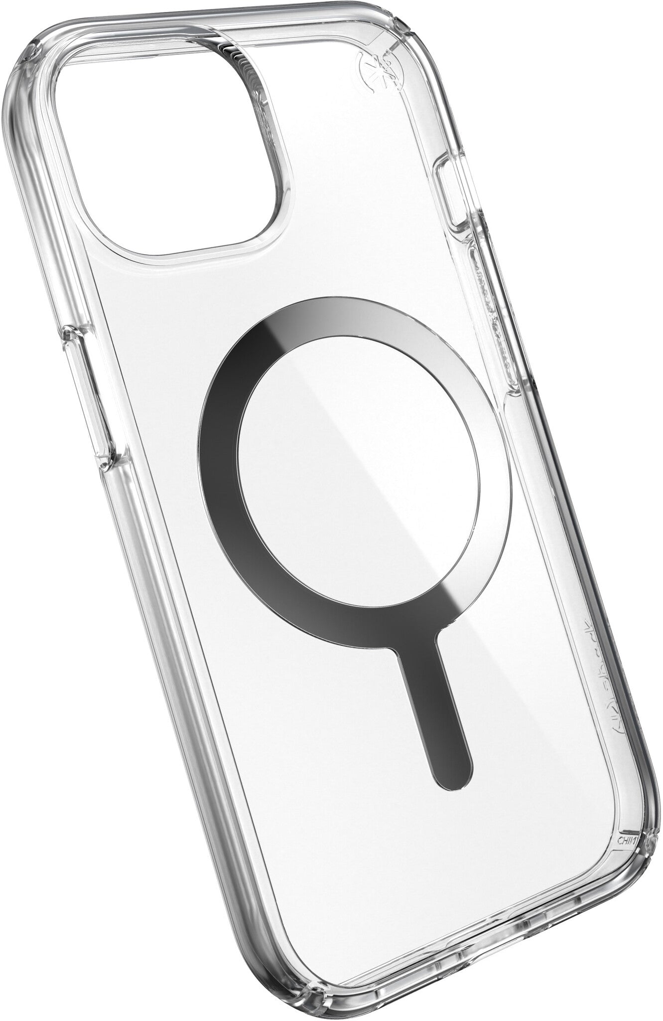 Speck Presidio Perfect Clear + MS Apple iPhone 15 Clear - with Microban