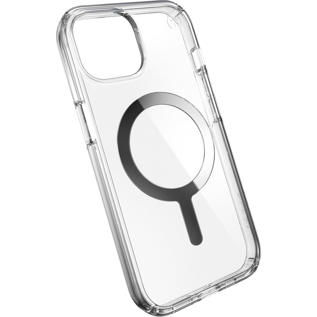 Speck Presidio Perfect Clear + MS Apple iPhone 16e/15/14/13 Clear - with Microban
