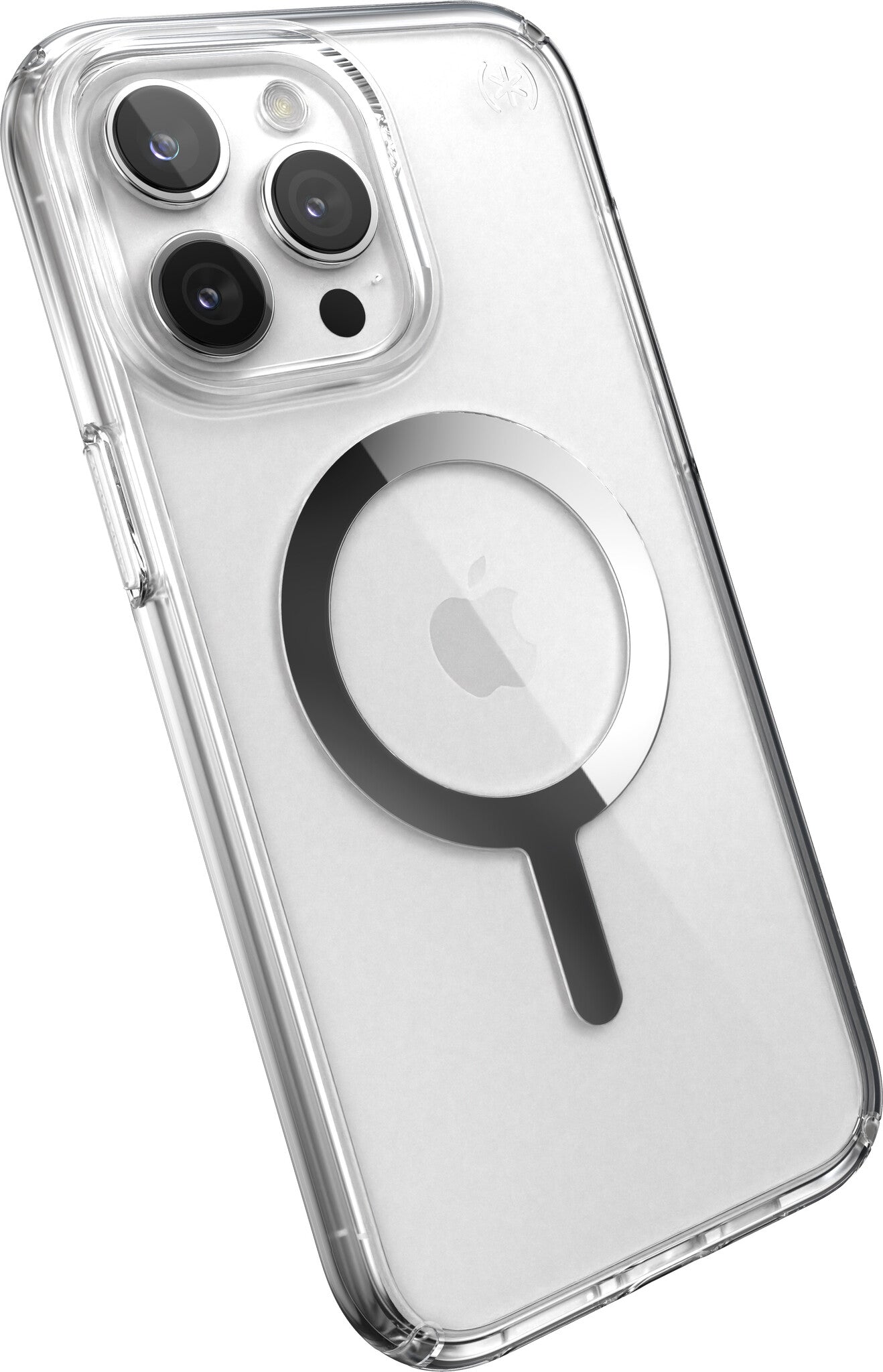 Speck Presidio Perfect Clear + MS Apple iPhone 15 Pro Max Clear - with Microban