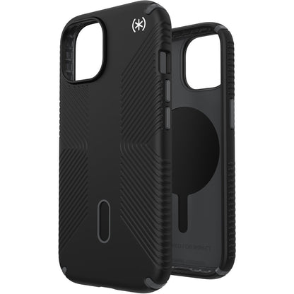 Speck Presidio2 Grip + ClickLock Apple iPhone 16e/15/14/13 Black -  with Microban