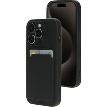 Mobiparts Classic TPU Case with Cardholder Apple iPhone 15 Pro Matt Black