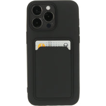 Mobiparts Classic TPU Case with Cardholder Apple iPhone 15 Pro Max Matt Black