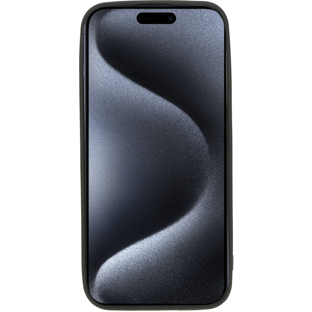 Mobiparts Classic TPU Case with Cardholder Apple iPhone 15 Pro Max Matt Black