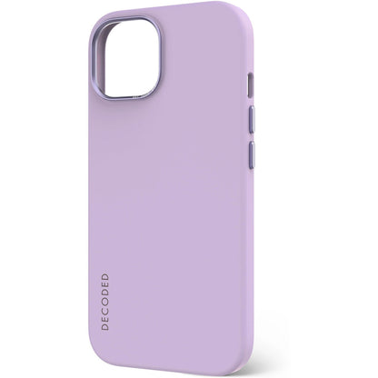 Decoded Silicone Backcover Apple iPhone 15 Digital Lavender