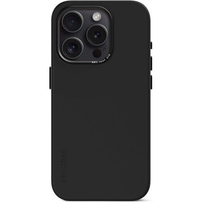 Decoded Silicone Backcover Apple iPhone 15 Pro Graphene