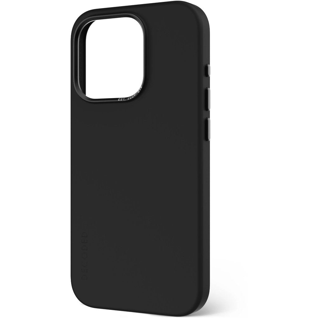 Decoded Silicone Backcover Apple iPhone 15 Pro Graphene