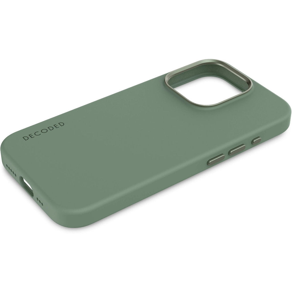 Decoded Silicone Backcover Apple iPhone 15 Pro Max Sage Leaf