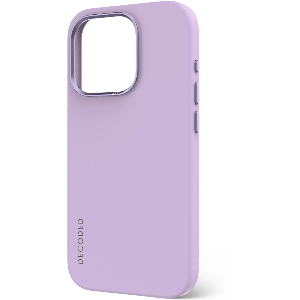 Decoded Silicone Backcover Apple iPhone 15 Pro Max Digital Lavender