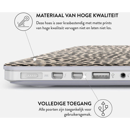 Burga Hard Case Apple MacBook Air 13 (2022) M2 A2681 - Almond Latte