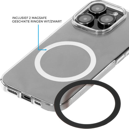 Mobiparts Wireless MagSafe Compatible Charger 15W Flat White