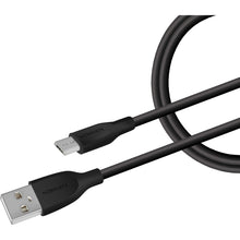 Mobiparts Wall Charger Dual USB-C/USB-A with Micro USB Cable Black