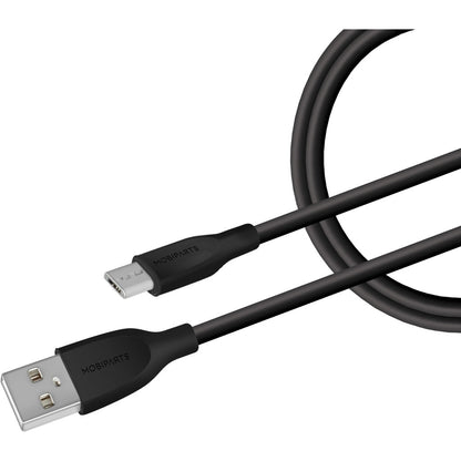 Mobiparts Wall Charger Dual USB-C/USB-A with Micro USB Cable Black