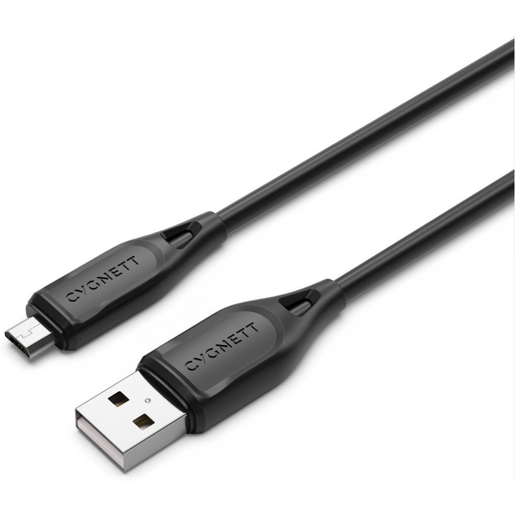 Cygnett Essentials Micro-USB to USB-A Cable 1m Black