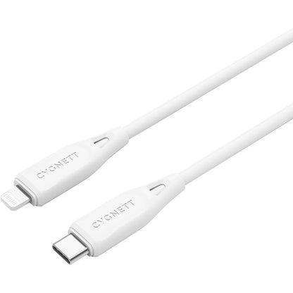Cygnett Essentials Lightning to USB-C Cable 1m White