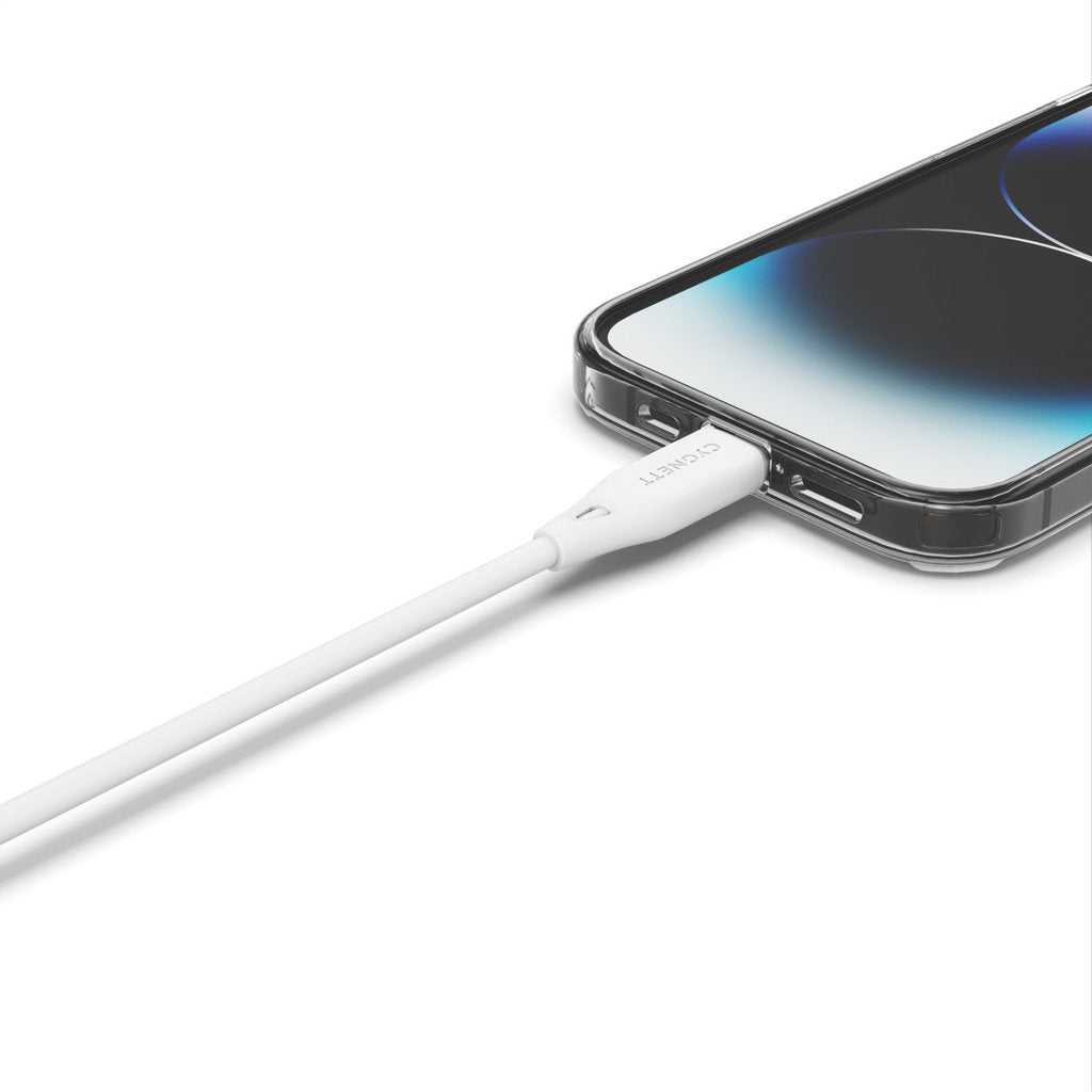 Cygnett Essentials Lightning to USB-C Cable 1m White
