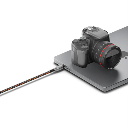Cygnett Armoured Pro Braided USB-C to USB-C 240W Cable 1m Black