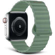 Decoded Silicone Magnetic Traction Loop Strap Lite Sage Leaf Green - 42/44/45/46mm