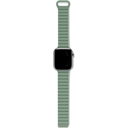Decoded Silicone Magnetic Traction Loop Strap Lite Sage Leaf Green - 42/44/45/46mm