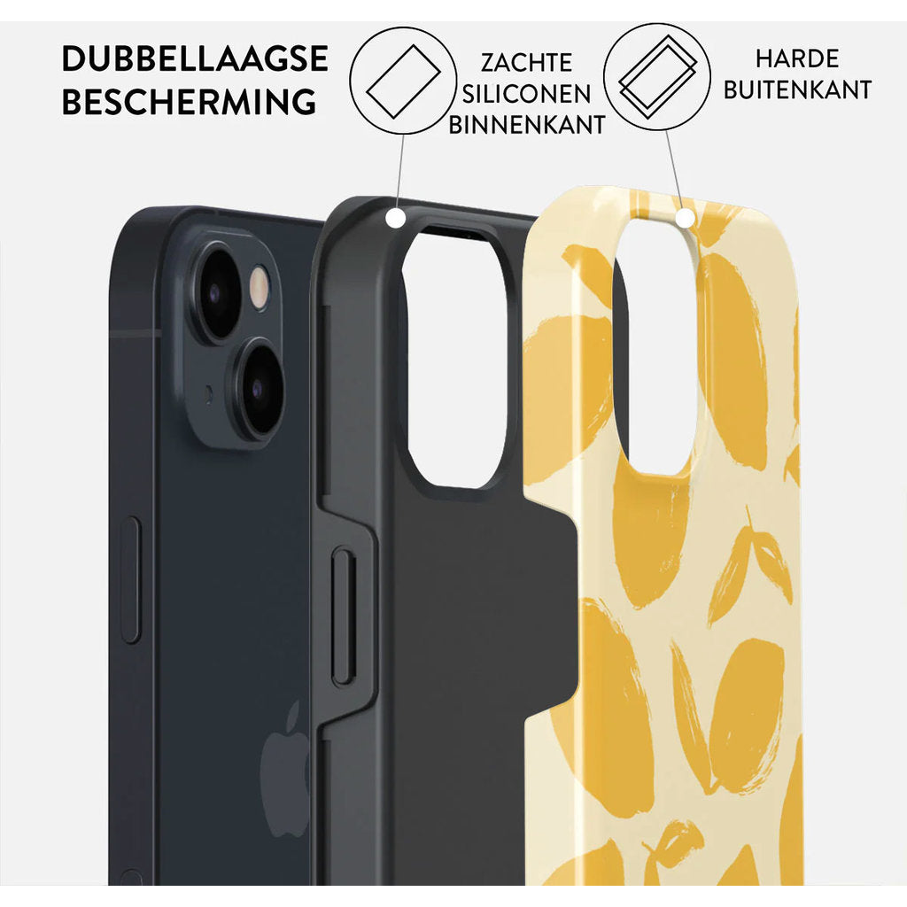 Burga Tough Case Apple iPhone 13 - Lemon Tart