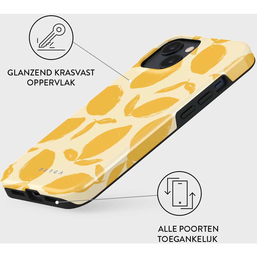 Burga Tough Case Apple iPhone 13 - Lemon Tart