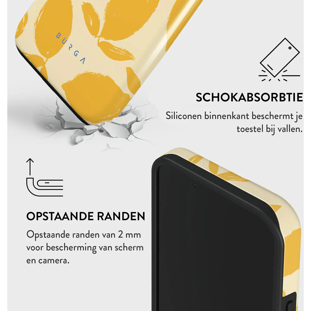 Burga Tough Case Apple iPhone 13 - Lemon Tart