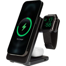 Mobiparts Foldable Wireless 3 in 1 Charger 15W Triangle Aluminum