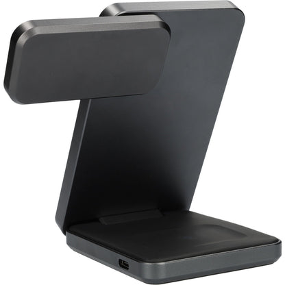 Mobiparts Foldable Wireless 3 in 1 Charger 15W Triangle Aluminum